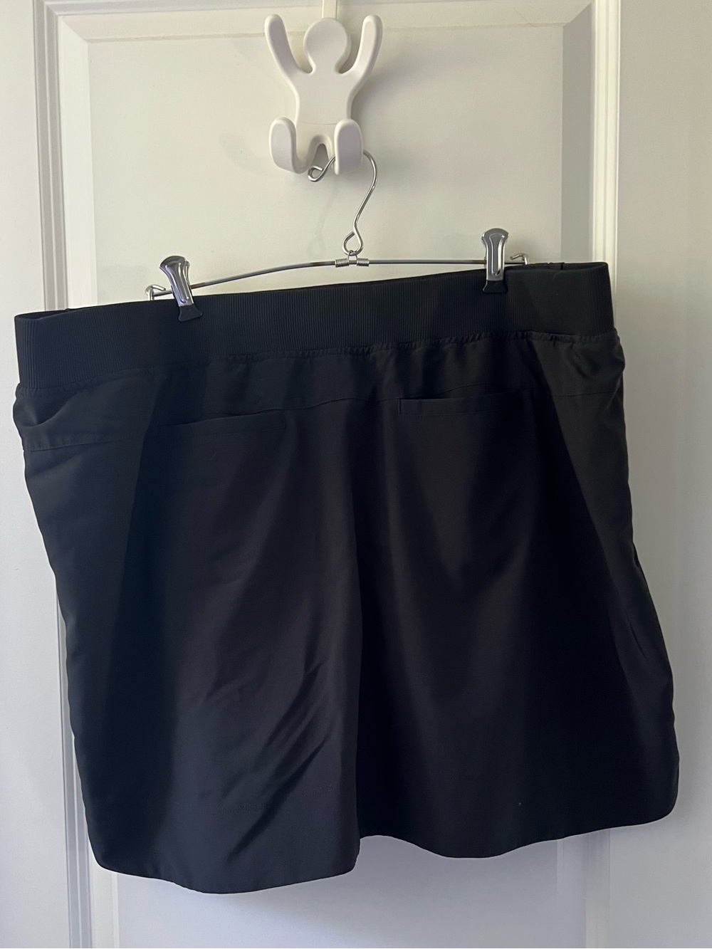 Black Women's Athletic Skort - Comfortable Active Shorts - Picture 2 of 5